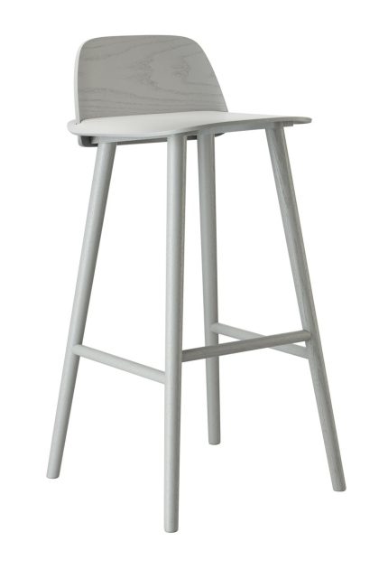 Muuto nerd barstol 75 cm grey