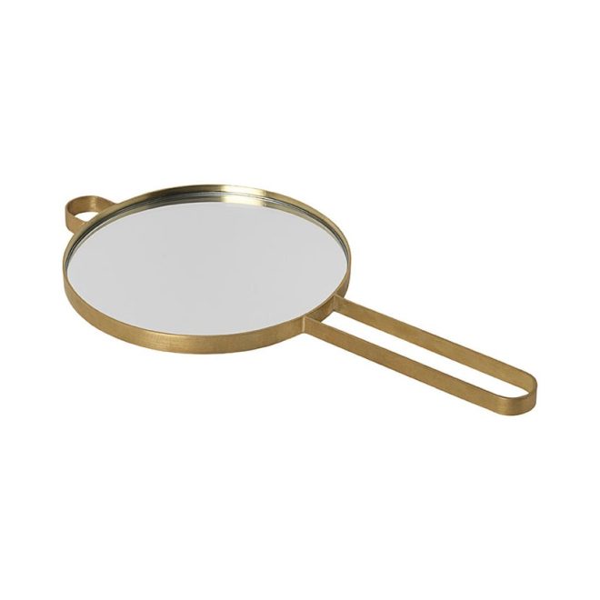Ferm living poise handspegel mässing