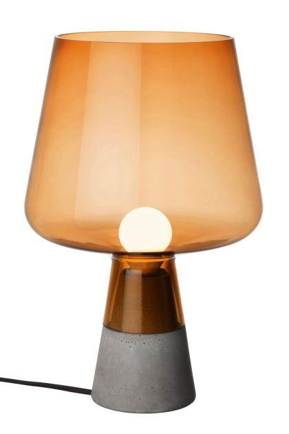 Iittala leimu bordslampa 38 cm brun