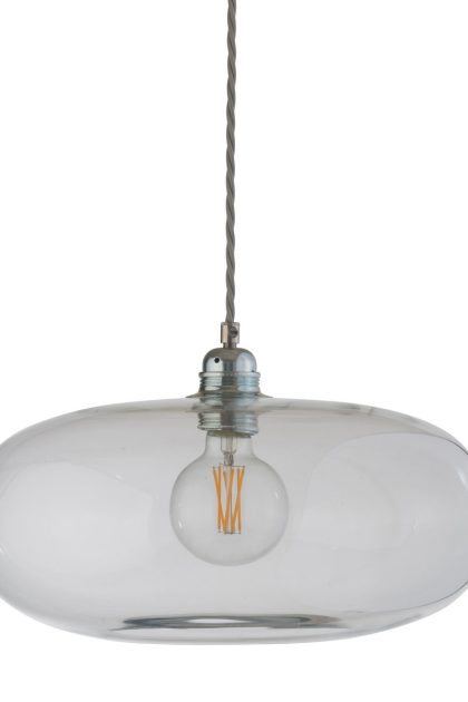 Ebb & flow horizon taklampa Ø 36 cm klar m. silversladd