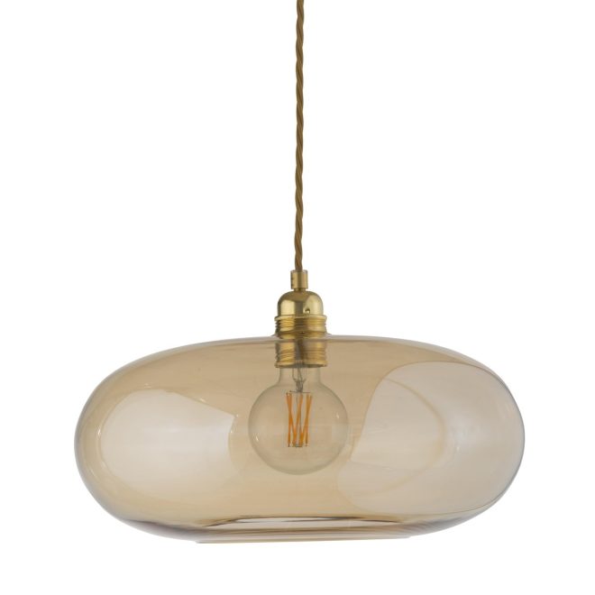 Ebb & flow horizon taklampa Ø 36 cm golden smoke