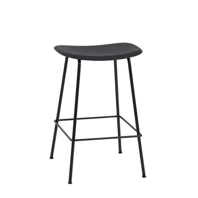 Muuto fiber counter stol 65 cm black-anthracite black