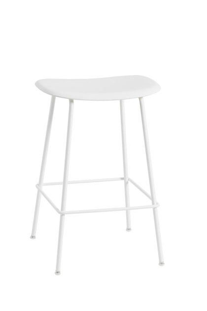 Muuto fiber counter stol 65 cm natural white-white
