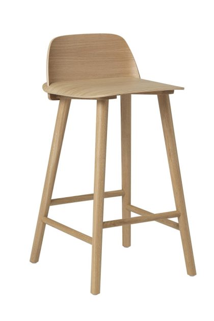 Muuto nerd counter stol 65 cm oak