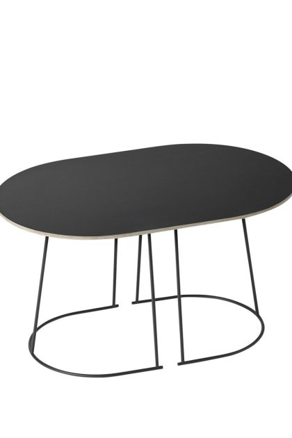 Muuto airy soffbord small black nanolaminate-black