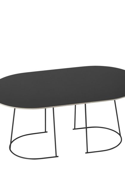 Muuto airy soffbord m black nanolaminate-black