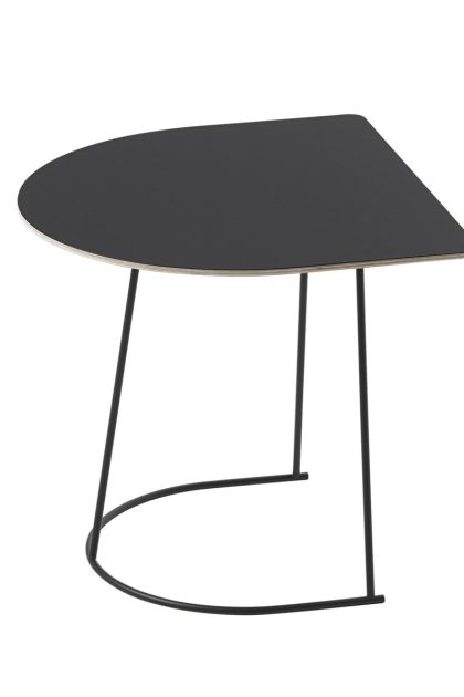Muuto airy soffbord halvstorlek black nanolaminate-black