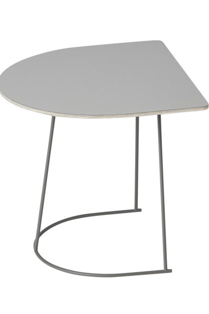 Muuto airy soffbord halvstorlek grey nanolaminate-grey