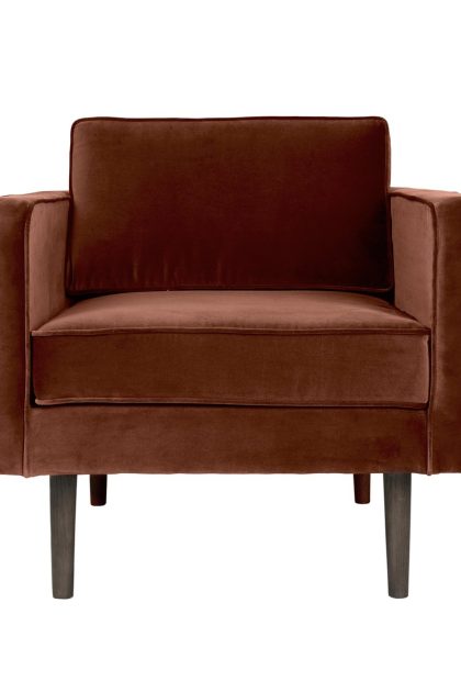 Broste copenhagen wind fåtölj caramel cafe (röd)