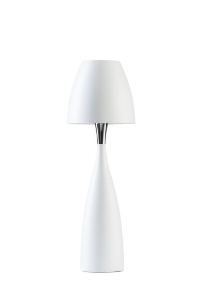 Belid anemon bordslampa, stor mattvit