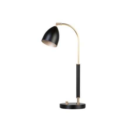 Belid deluxe bordslampa svart, mässing