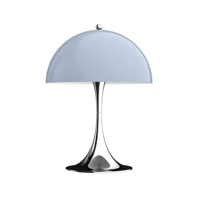 Louis poulsen panthella 250 bordslampa grå opal akryl, akryl