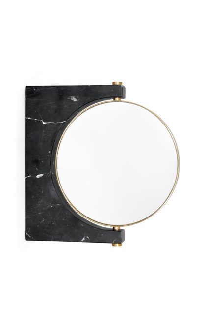 Audo copenhagen pepe marble spegel marmor svart, vägghängd