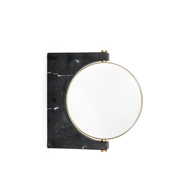 Audo copenhagen pepe marble spegel marmor svart, vägghängd