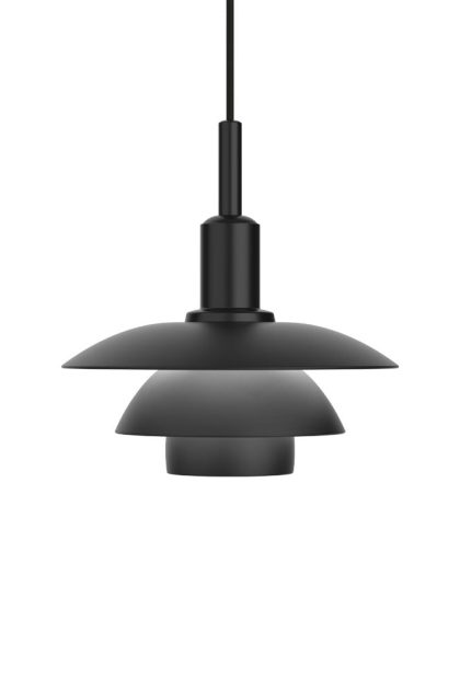 Louis poulsen ph 3/3 pendel svart, metall