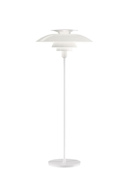 Louis poulsen ph 80 golvlampa vit, vit opal akryl