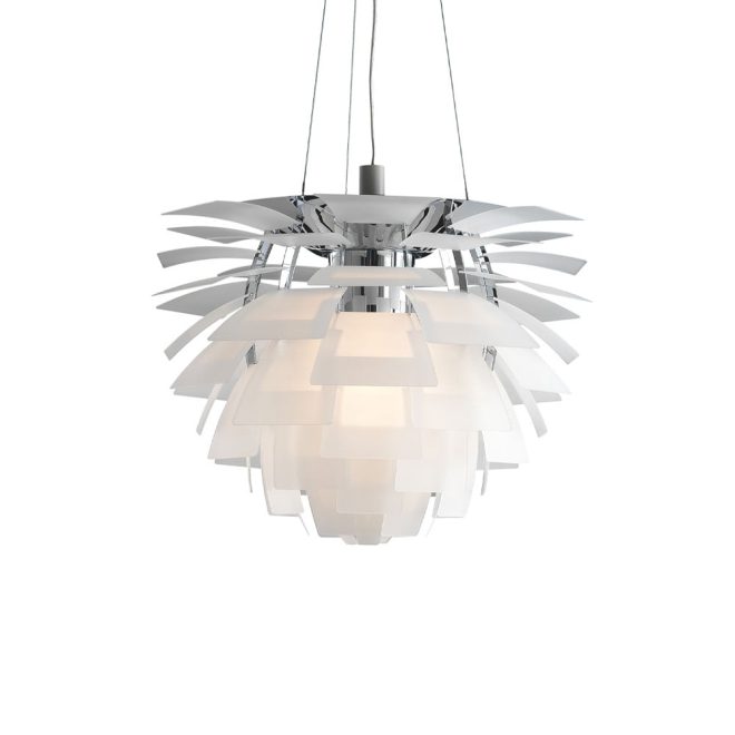 Louis poulsen ph artichoke kotte glas pendel glas klart, ø48 cm