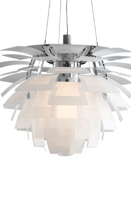 Louis poulsen ph artichoke kotte glas pendel glas klart, ø60 cm