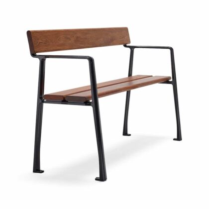 Byarums bruk piccolo soffa mahogny, svart stativ