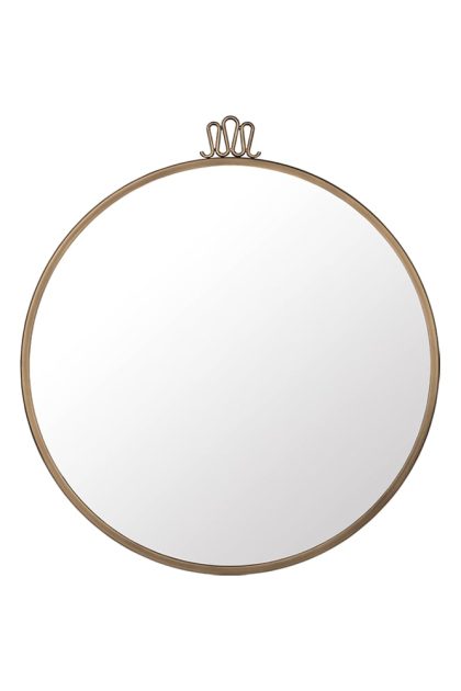 Gubi randaccio spegel antique brass, medium