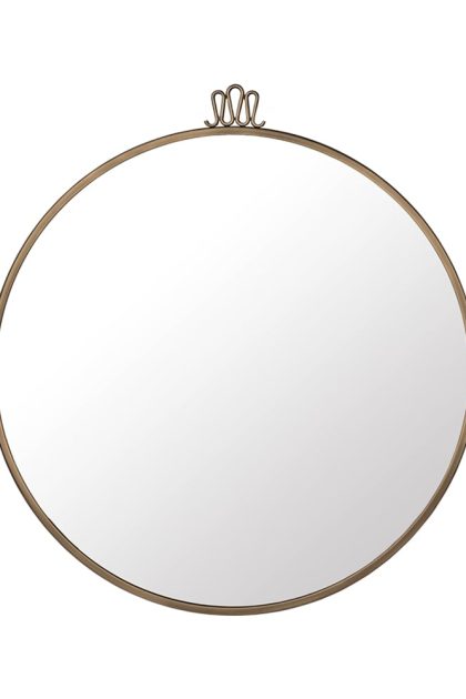 Gubi randaccio spegel antique brass, large