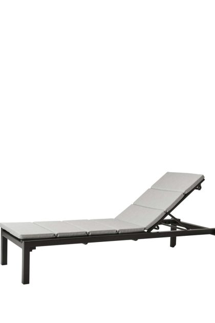 Cane-line relax solsäng cane-line natté grey, inkl dyna