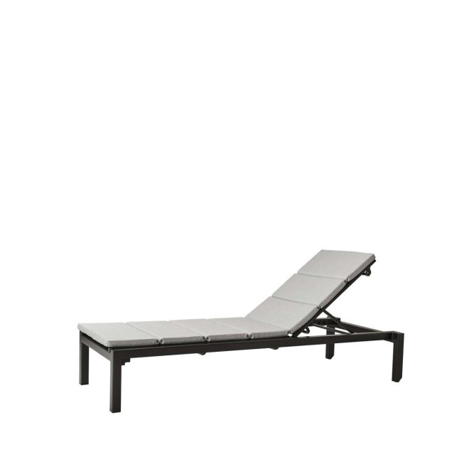 Cane-line relax solsäng cane-line natté grey, inkl dyna