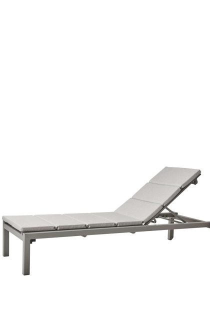 Cane-line relax solsäng cane-line natté light grey, inkl dyna