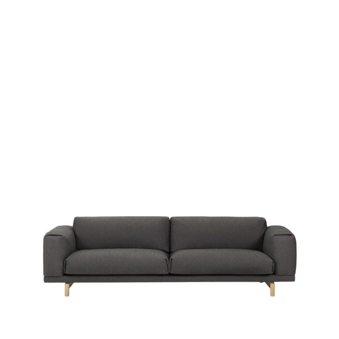 Muuto rest soffa 3-sits-vancouver 13 grey-ekben