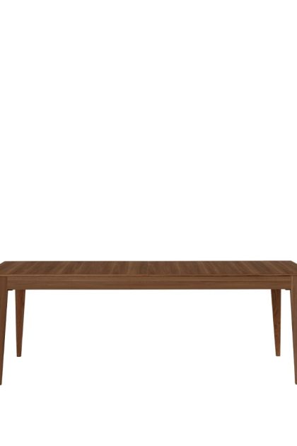 Gubi s-table matbord american walnut, extendable
