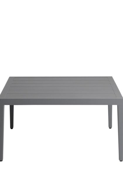 1898 santander soffbord 78x78x40 cm grå aluminium