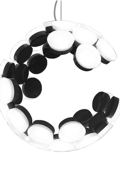 Artemide scopas pendel white-black