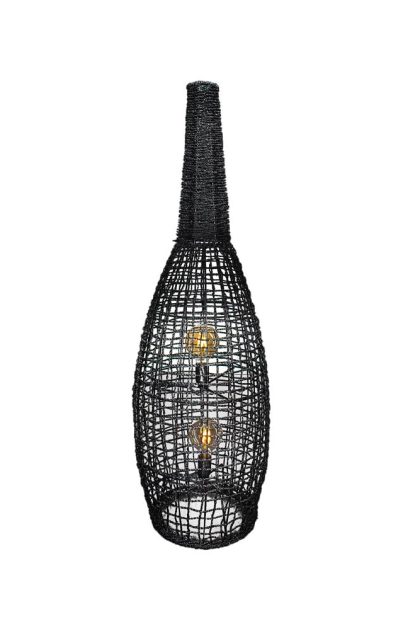 By rydéns seagrass golvlampa svart