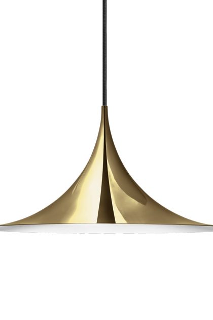 Gubi semi pendel Ø60 cm polished brass
