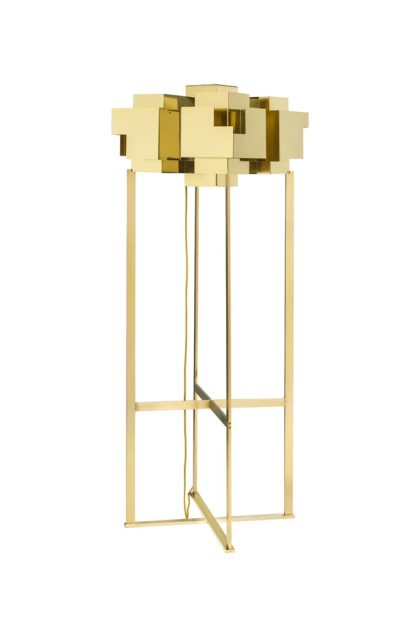 Örsjö belysning skyline golvlampa mässing rå