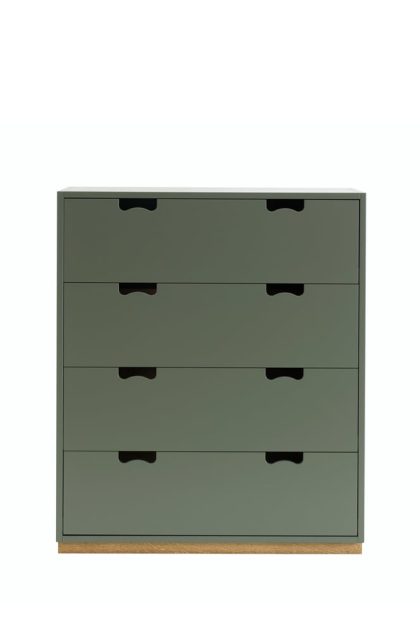 Asplund snö a byrå green khaki, eksockel