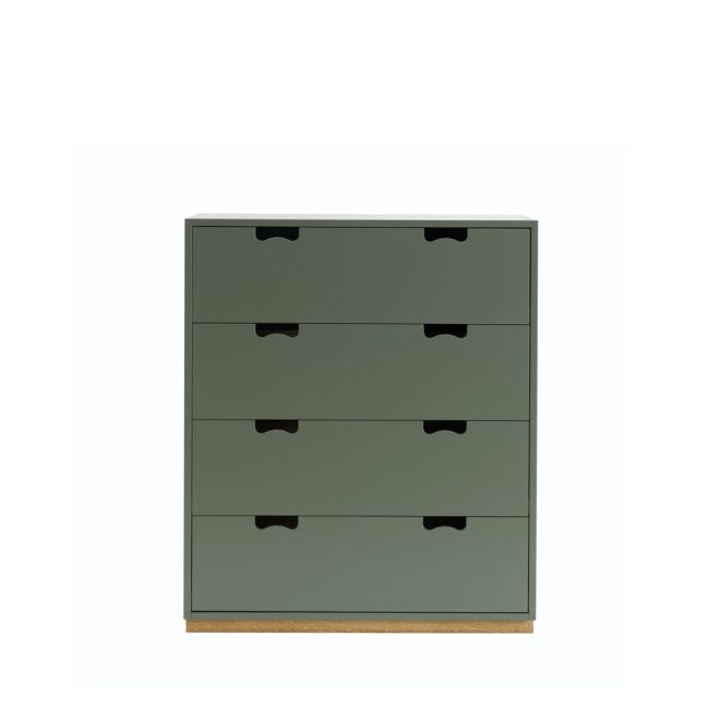 Asplund snö a byrå green khaki, eksockel