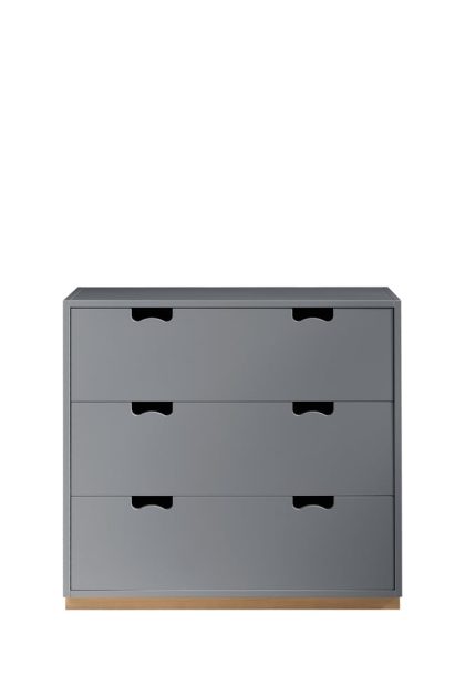 Asplund snö a3 byrå storm grey, björksockel