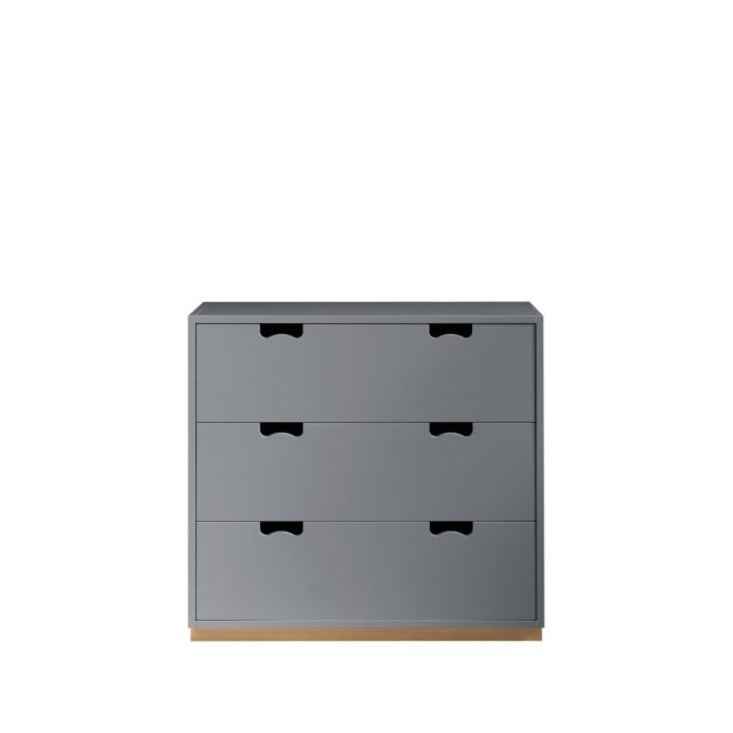 Asplund snö a3 byrå storm grey, björksockel