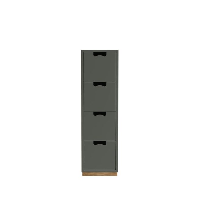 Asplund snö j4 byrå green khaki, eksockel