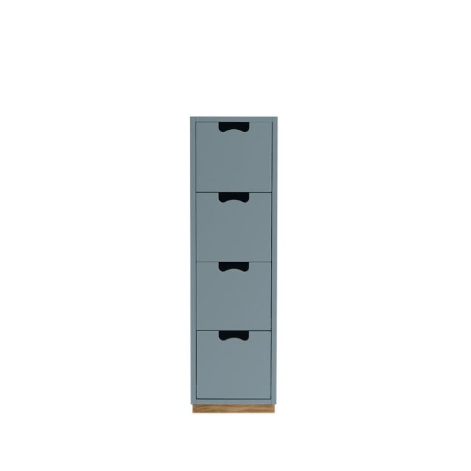 Asplund snö j4 byrå nordic blue, eksockel