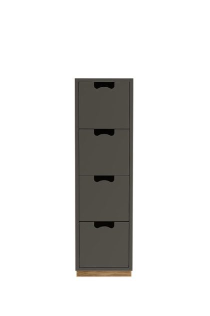 Asplund snö j4 byrå taupe, eksockel