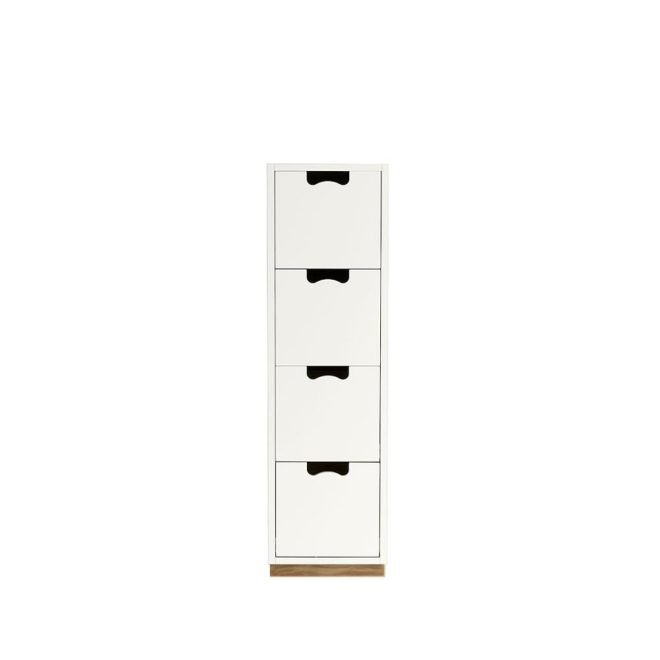 Asplund snö j4 byrå white, eksockel