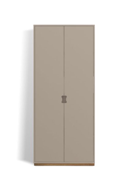 Asplund snö f högskåp dark sand, eksockel, dj.42 cm