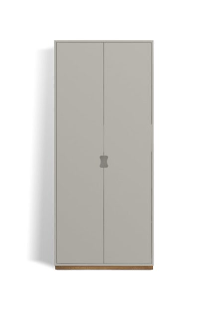 Asplund snö f högskåp light grey, eksockel, dj.30 cm