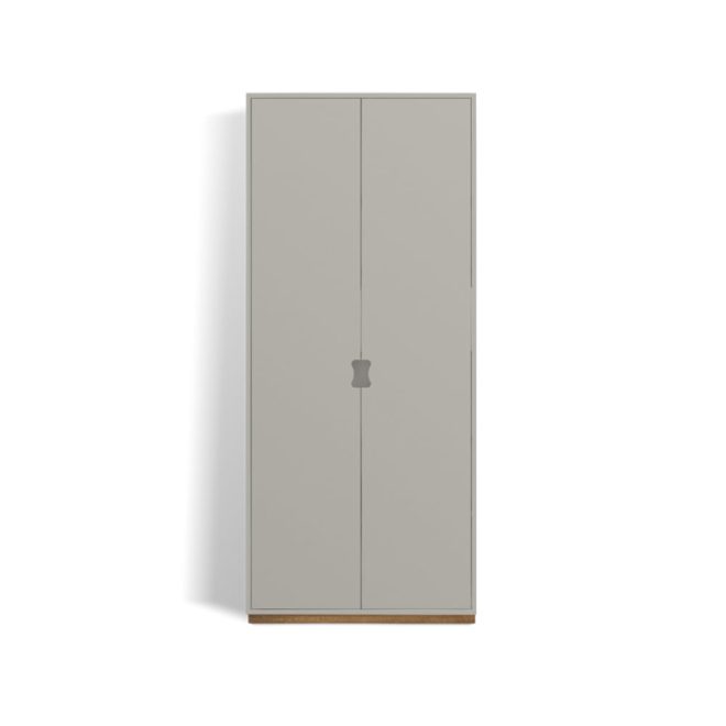 Asplund snö f högskåp light grey, eksockel, dj.30 cm