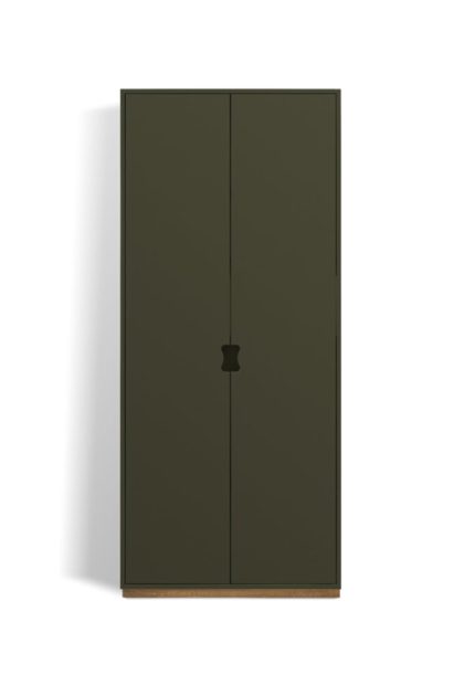 Asplund snö f högskåp taupe, eksockel, dj.42 cm