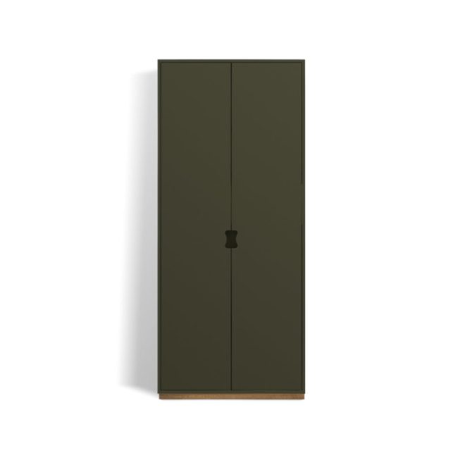 Asplund snö f högskåp taupe, eksockel, dj.42 cm
