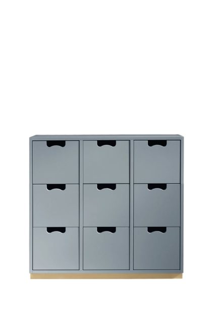Asplund snö b3 byrå nordic blue, björksockel