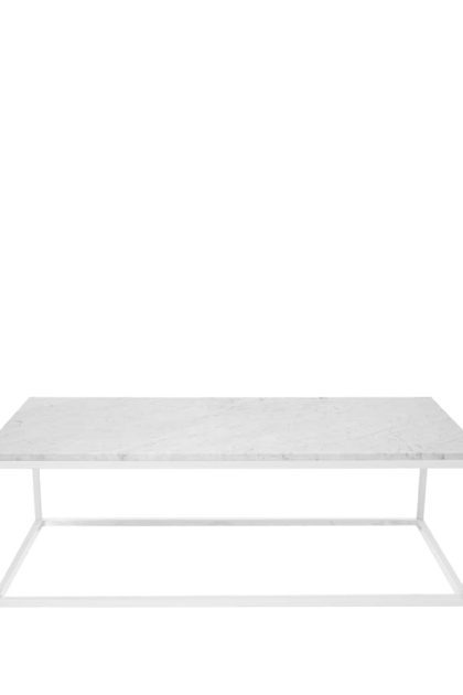 Scherlin scherlin soffbord 11 white, vitlackat stativ
